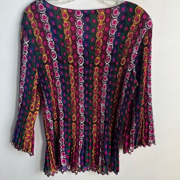 90s printed with bow women’s top size L - Picture 8 of 16